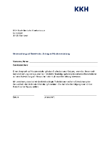 Versichertenbestätigung zur zusätzlichen Darmkrebsvorsorge