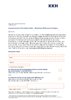 Auswertung Ihrer Gesundheitsdaten: So können Sie Widerspruch einlegen