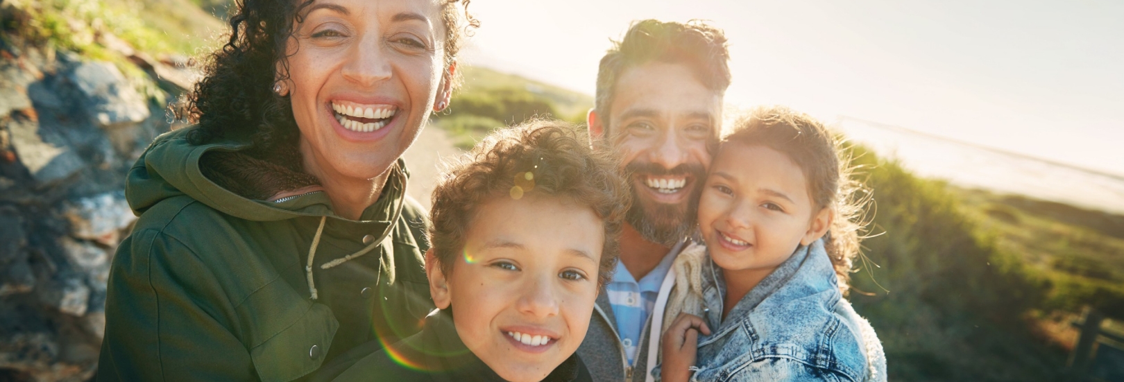 Familie mit Kindern