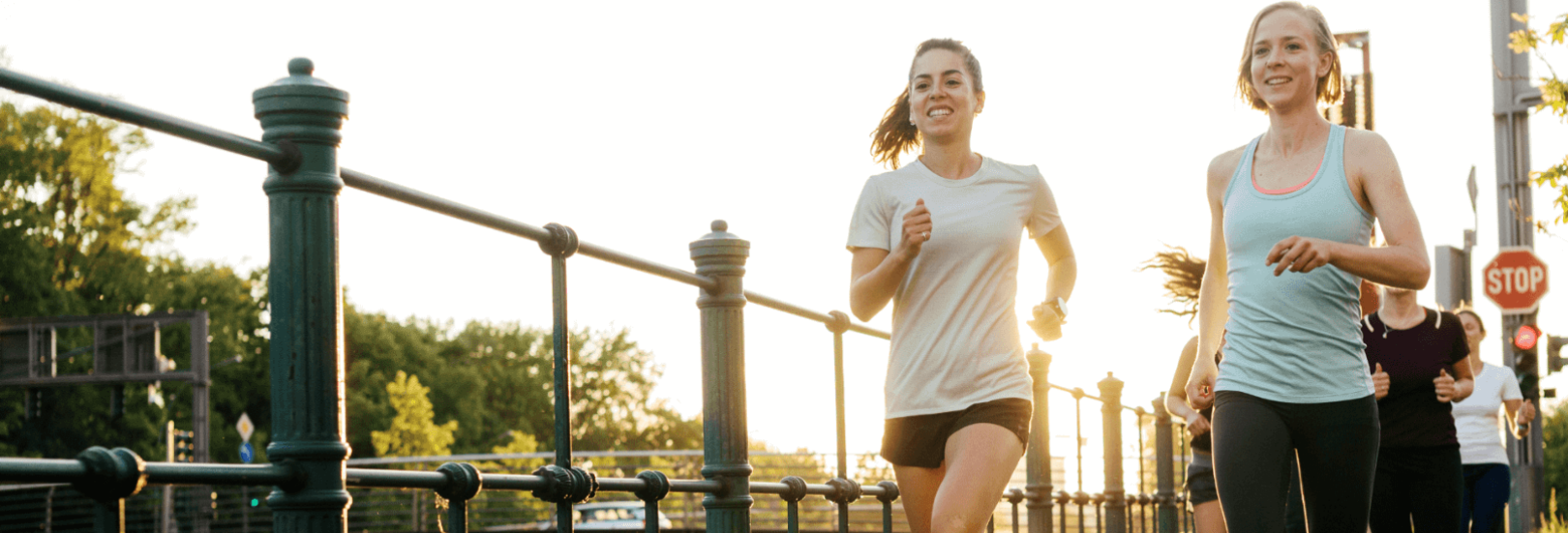 Frauen joggen