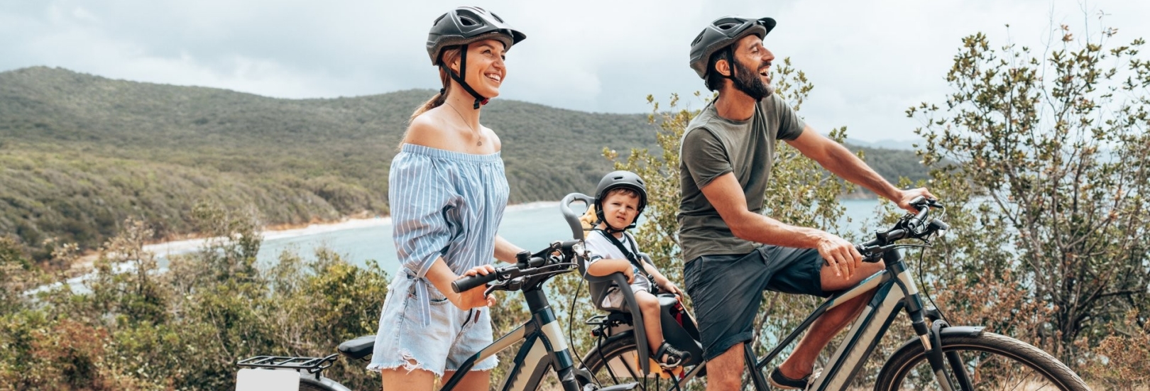 Familie Fahrradtour