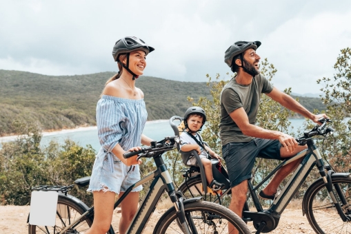 Familie Fahrradtour