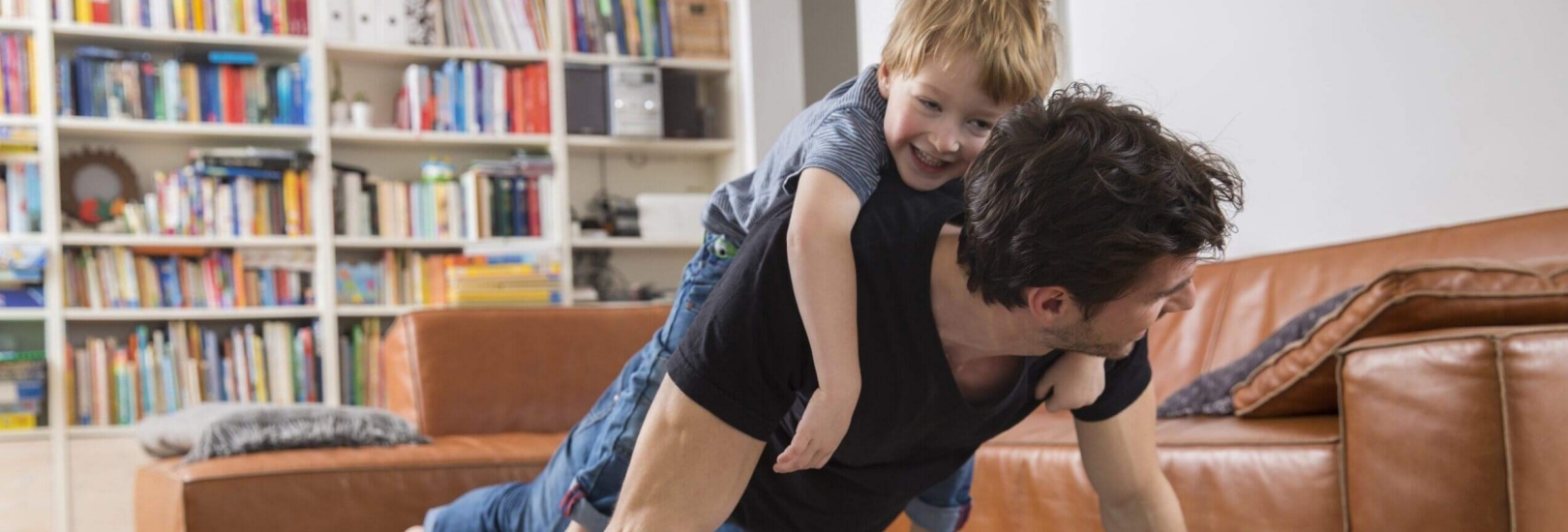 Familie beim Sport