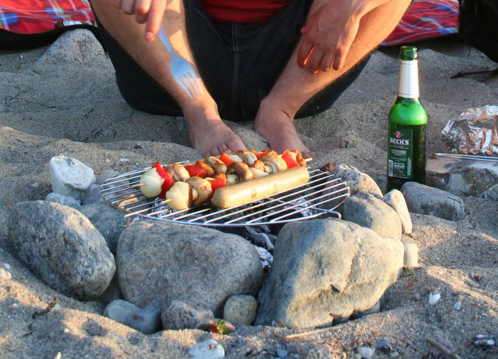 Grillspieße vor 3 Jahren an der Ostsee