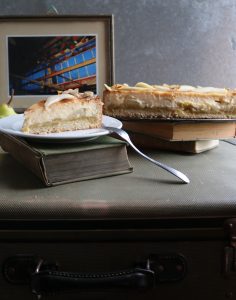 Rhabarber-Birnen-Käsekuchen