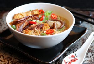 Miso-Ramen mit Shitake und NoDuck