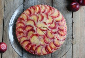 Upside Down Pflaumenkuchen
