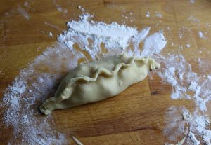 Falten der Pasties