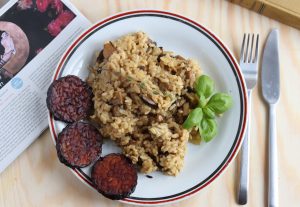 Der Steinpilz verleiht dem Risotto seinen fantastischen, intensiven Geschmack.