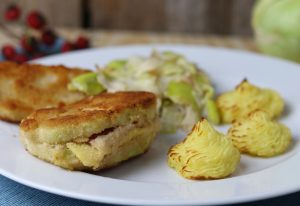Kohlrabi Cordon Bleu