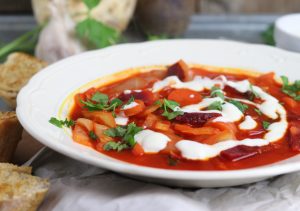 Veganer Borschtsch