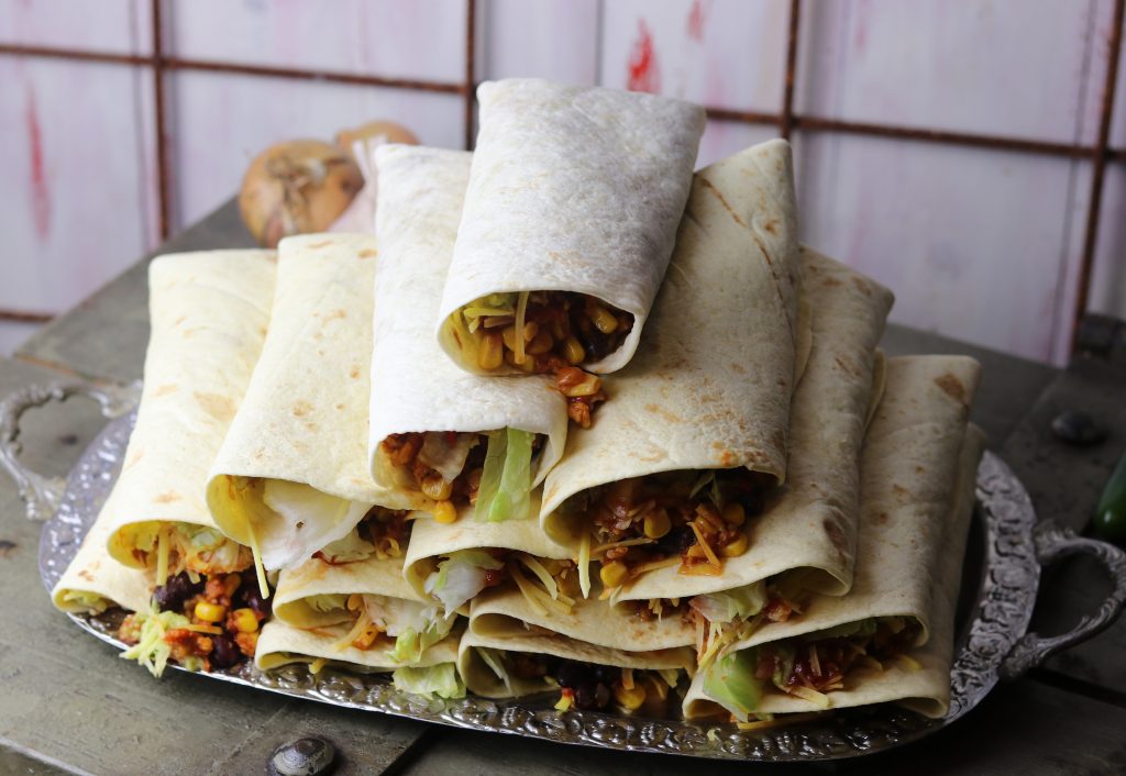 Beef and Bean Burritos