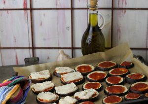 Belegen der Pizzen