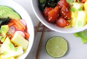 Hawaiianische Poke Bowl