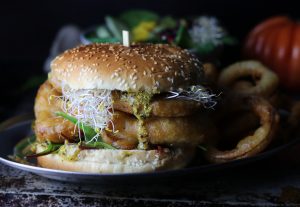 Austernseitlingsburger