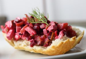 Veganer Heringsalat