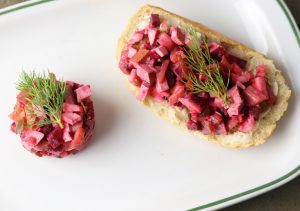 Veganer Heringsalat