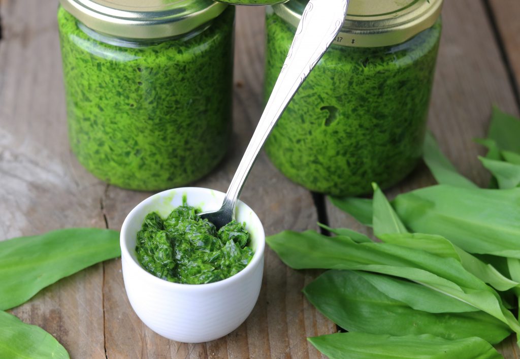 Bärlauchpaste - lecker in Sahnesaucen