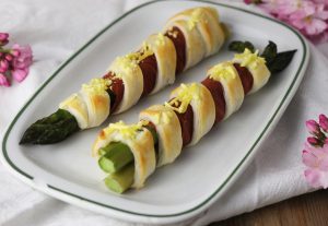 Der Spargel ist noch leicht knackig