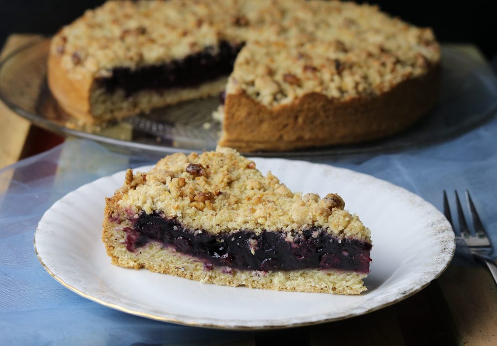 Dieser Streuselkuchen kann sehr gut eingefroren werden