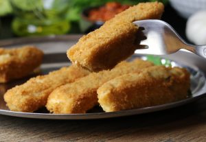 Knusprig aufgegabelt