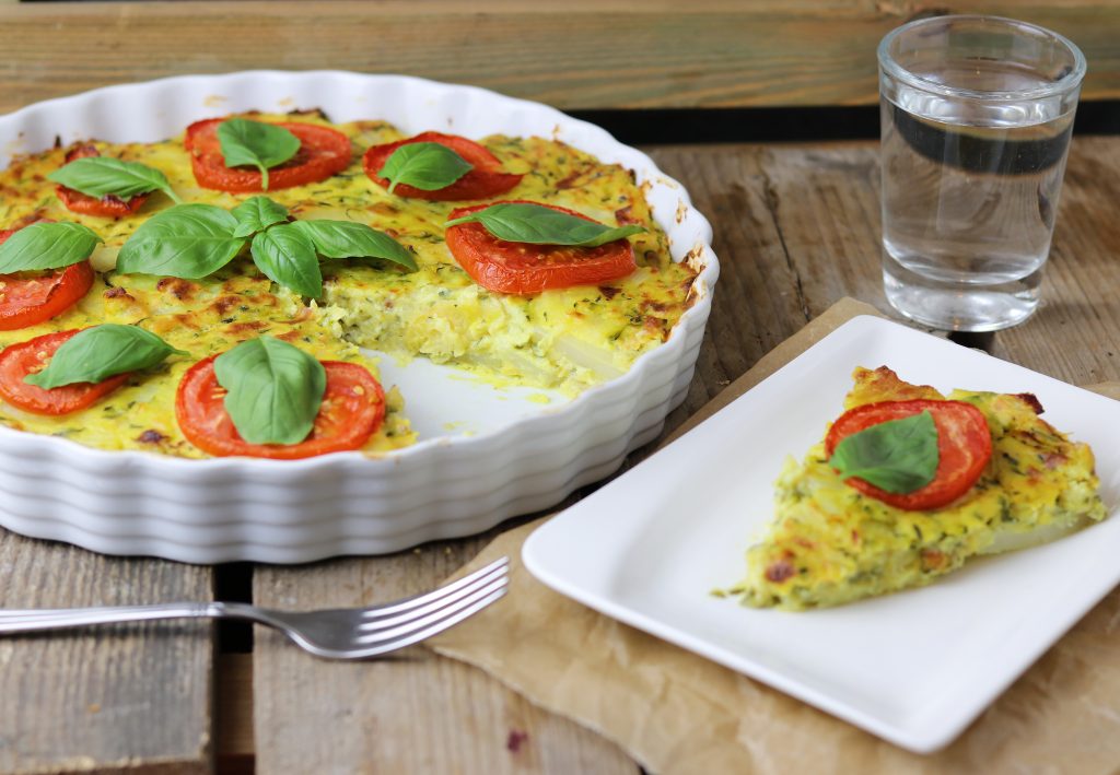 Italienische Frittata ist glutenfrei