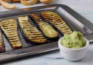 Gegrillte Auberginenscheiben