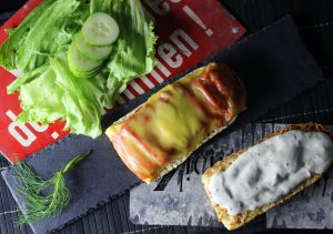 Schmelzend überbacken