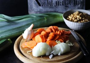 Frisches Gemüse für die Suppe