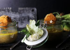 Leckeres Dekor als Beilage