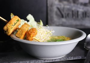Knusprig frittierte Spieße
