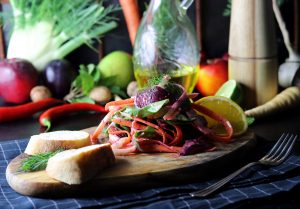Herbstlicher Wurzelgemüsesalat