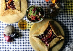 Gebackene Buchweizenpfannkuchen