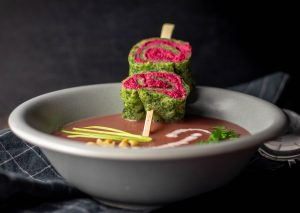 Cremige, dicke Suppe