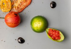 Aromatische Tomatenperlen