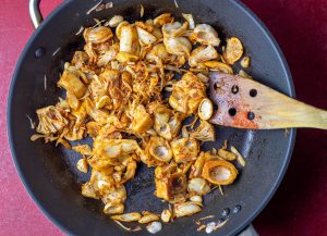 Jackfruit-Chicken braten