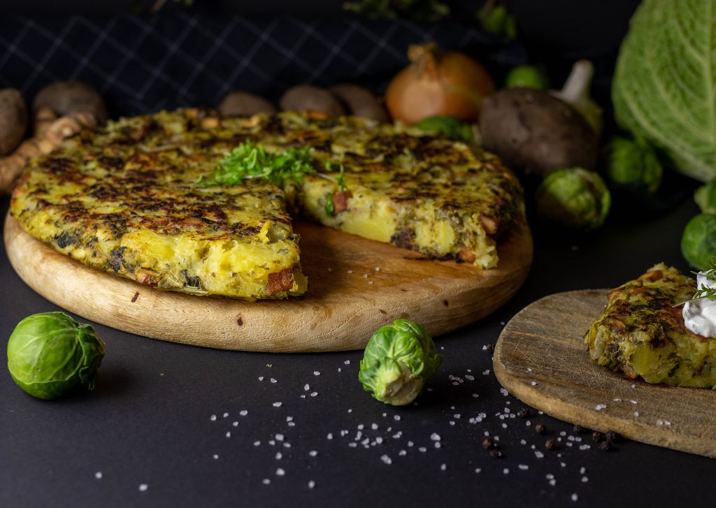 Mit meinem Rezept für englisches Bubble and Squeak habe ich das perfekte Resteessen für Dich!