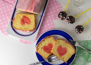 Zitronenkuchen und Cake Pops