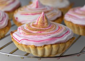 Meringue kühlt ab