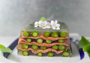 Mit veganem Schinken
