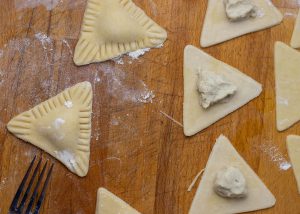 Zubereitung der Ravioli