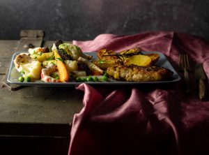 Krosses, veganes Hähnchenfilet