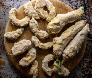 Bereit zum Frittieren