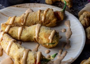 Jalapeno Poppers, frisch frittiert