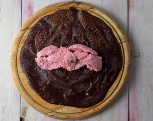 Füllen der Crepes