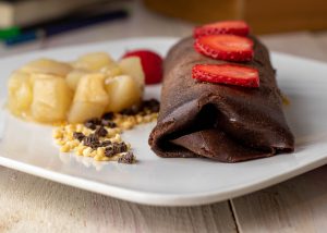 Köstliches Schokoladencrepe