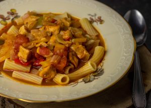 Lecker mit Pasta als Einlage