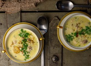 Köstliche Cremesuppe vom Schopftintling