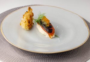 Tomatenthunfisch mit Haut