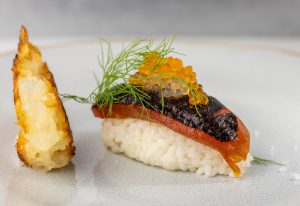 Veganer Fischgang